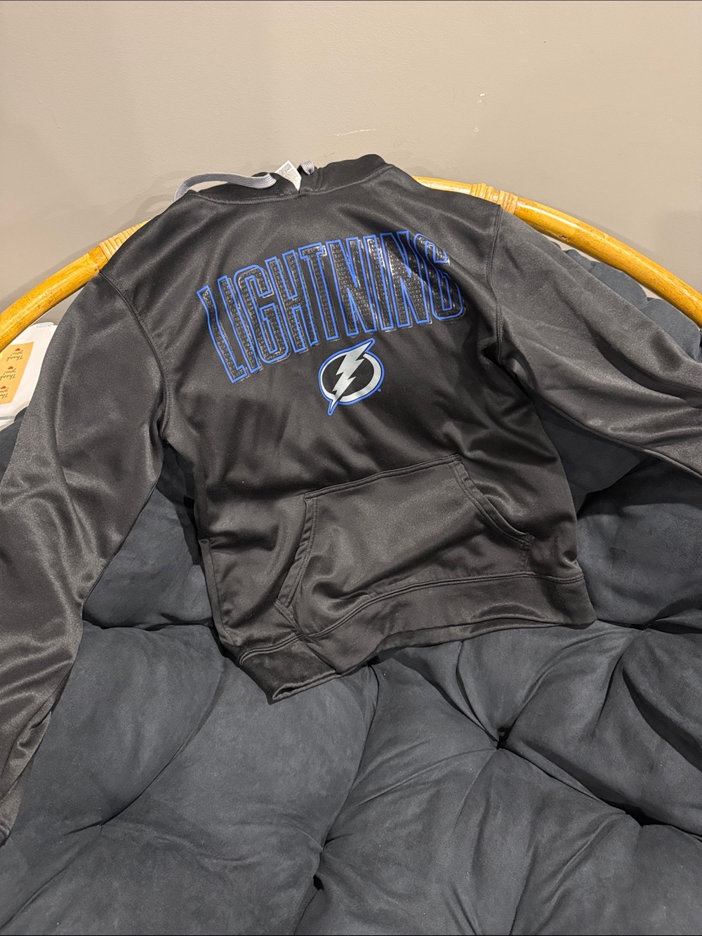 Men’s Tampa Bay Lightning Black Pullover Hoodie